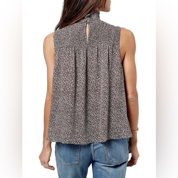 EUC Joie Mika Printed Mock Neck Top - Picture 2 of 7